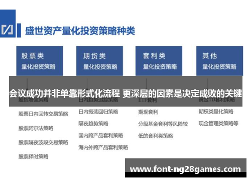 会议成功并非单靠形式化流程 更深层的因素是决定成败的关键