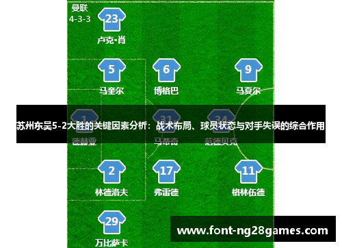苏州东吴5-2大胜的关键因素分析：战术布局、球员状态与对手失误的综合作用